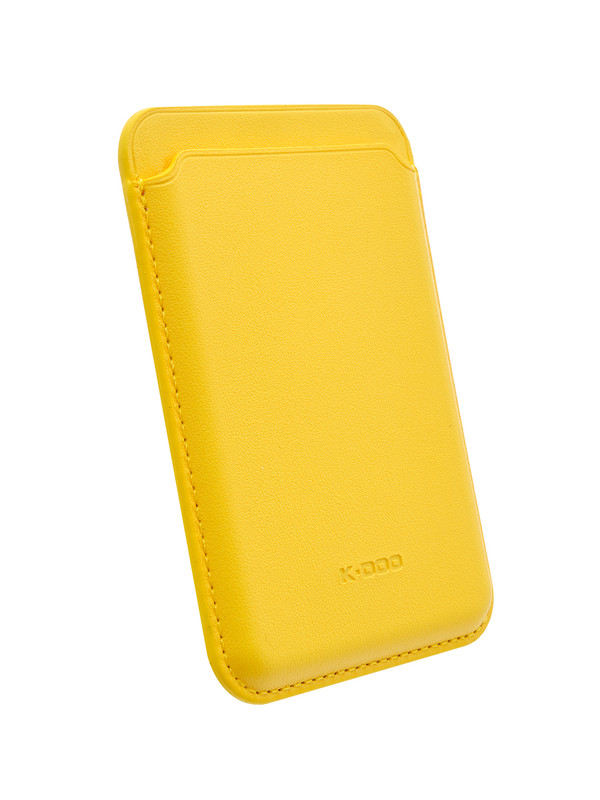 

Картхолдер Leather Co для Apple iPhone 15 Plus-Жёлтый, Желтый, Apple iPhone 15 Plus