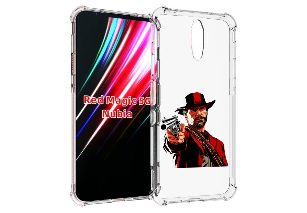 

Чехол MyPads Red-Dead-Redemption-2-РДР-2 для ZTE Nubia Red Magic 1 5G, Прозрачный, Tocco
