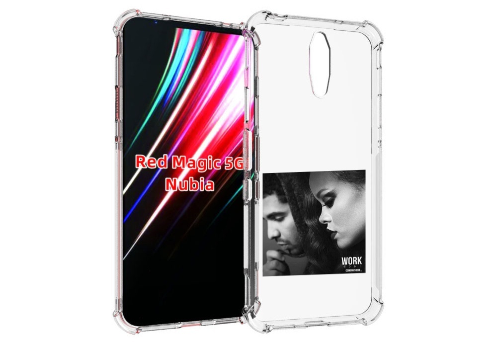 Чехол MyPads Rihanna feat для ZTE Nubia Red Magic 1 5G