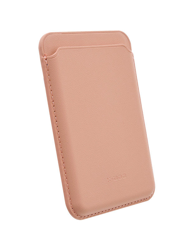 Картхолдер Leather Co для Apple iPhone 15 Plus-Розовый 4551₽