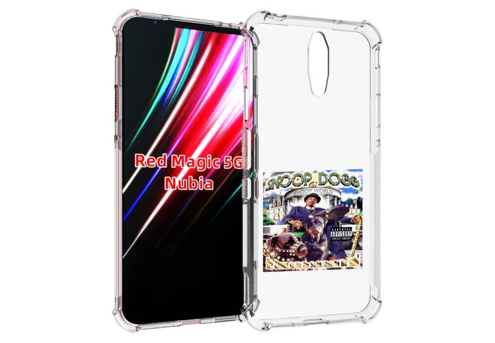 Чехол MyPads Snoop Dogg DA GAME IS TO BE SOLD, NOT TO BE TOLD для ZTE Nubia Red Magic 1 5G