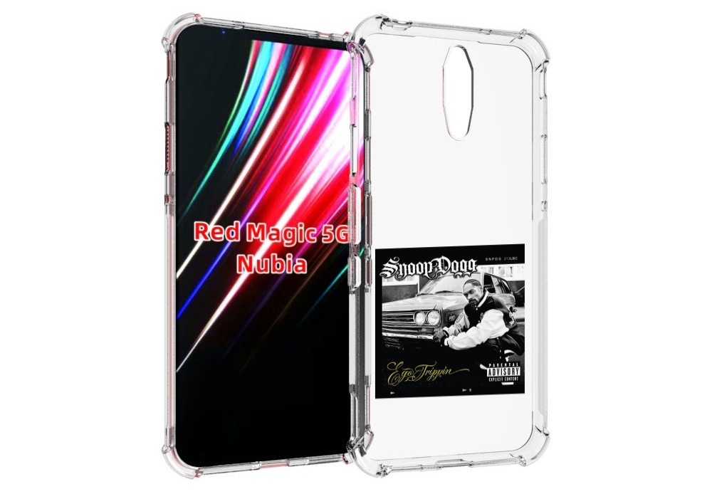 

Чехол MyPads Snoop Dogg EGO TRIPPIN’ для ZTE Nubia Red Magic 1 5G, Прозрачный, Tocco