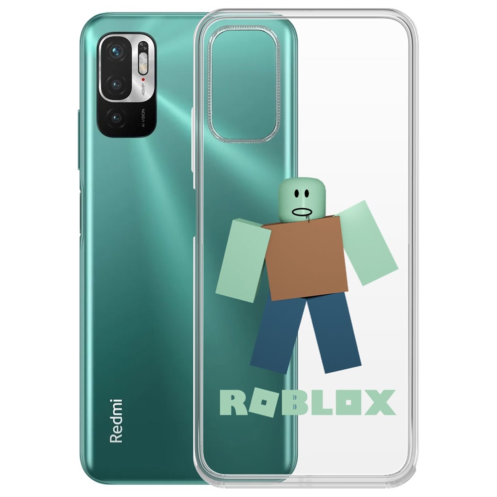 

Чехол-накладка Roblox-Зомби для Xiaomi Redmi Note 10T/ Poco M3 Pro, Прозрачный