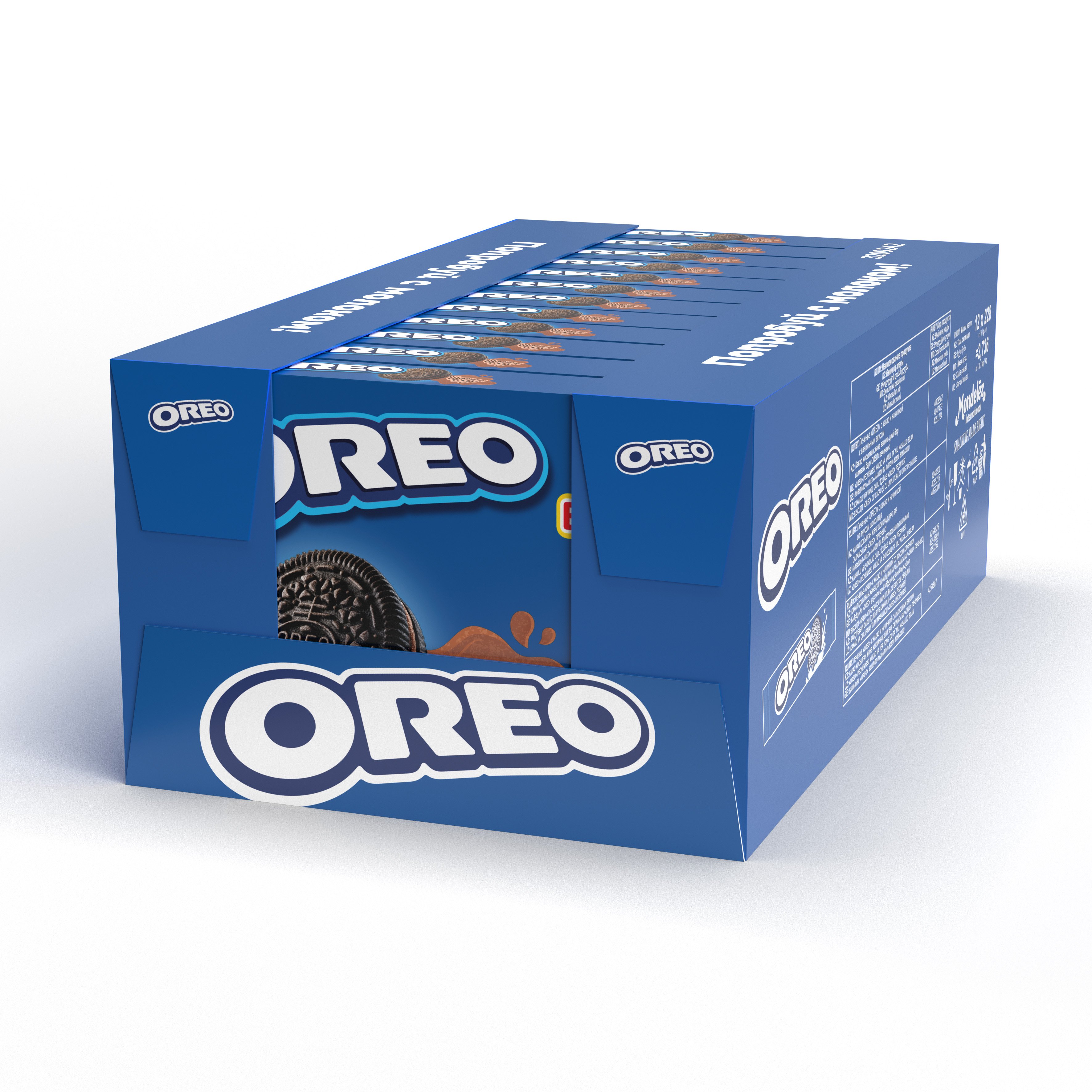 Печенье Oreo шоколадное 12x228 г