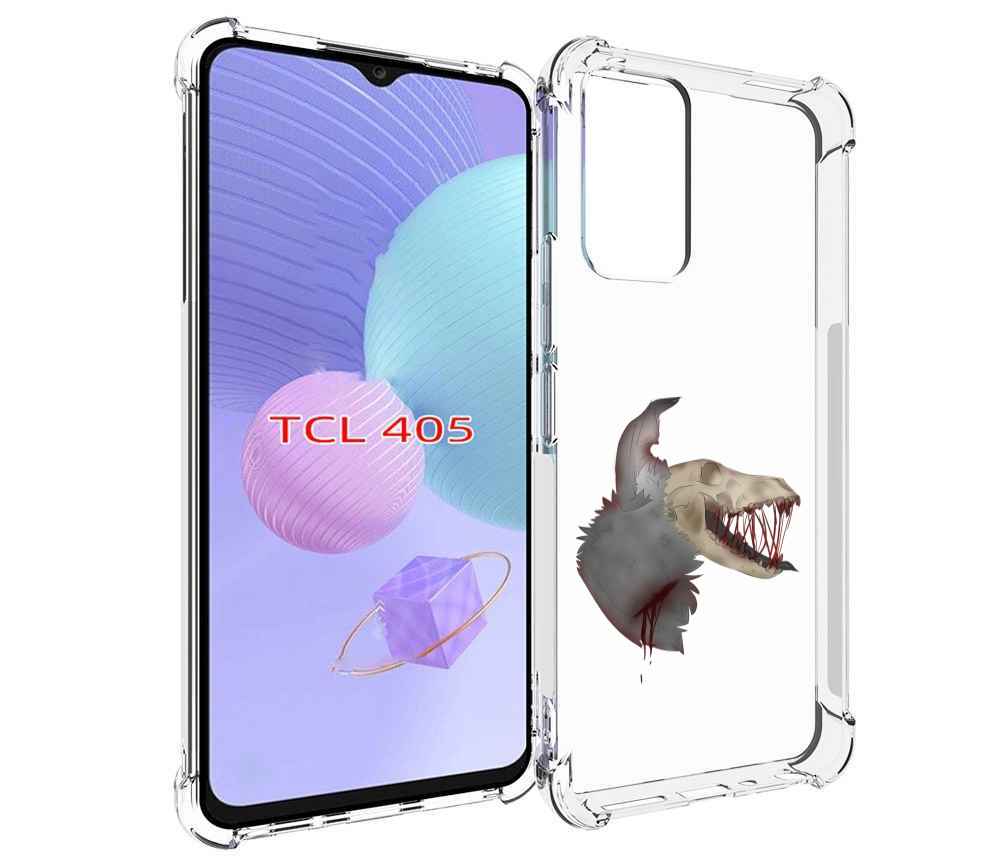 

Чехол MyPads кровавый-череп для TCL 405, Tocco