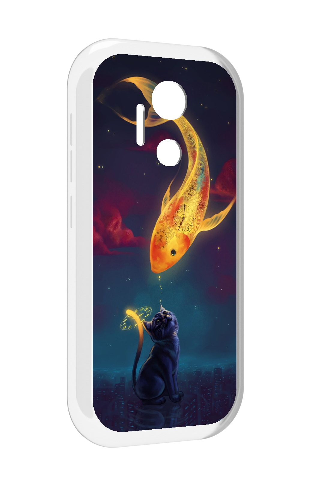 

Чехол MyPads золотая-рыбка-часовая для doogee x97 pro, Прозрачный, Tocco