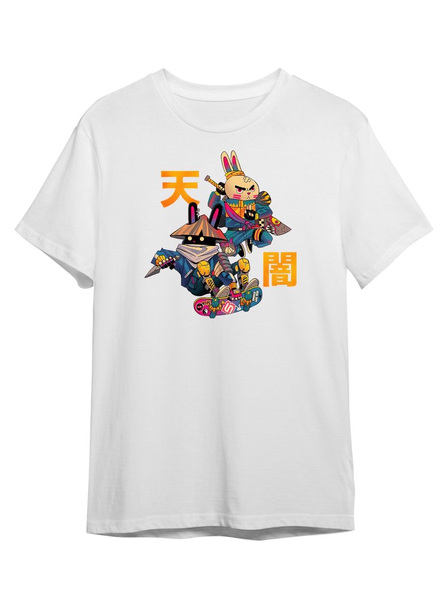 

Футболка унисекс Каждому Своё Аниме/Япония/Кролик STAZ22 белая 4XL, Белый, "Аниме/Япония/Кролик" STAZ22