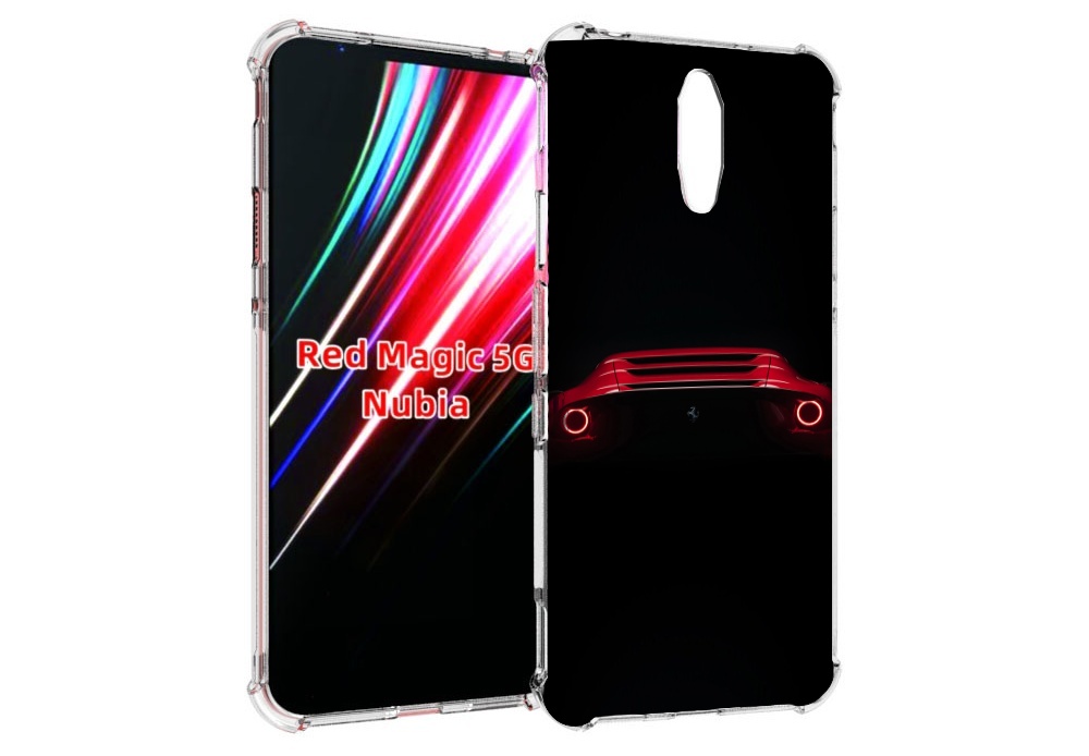 

Чехол MyPads ferrari феррари 1 для ZTE Nubia Red Magic 1 5G, Прозрачный, Tocco