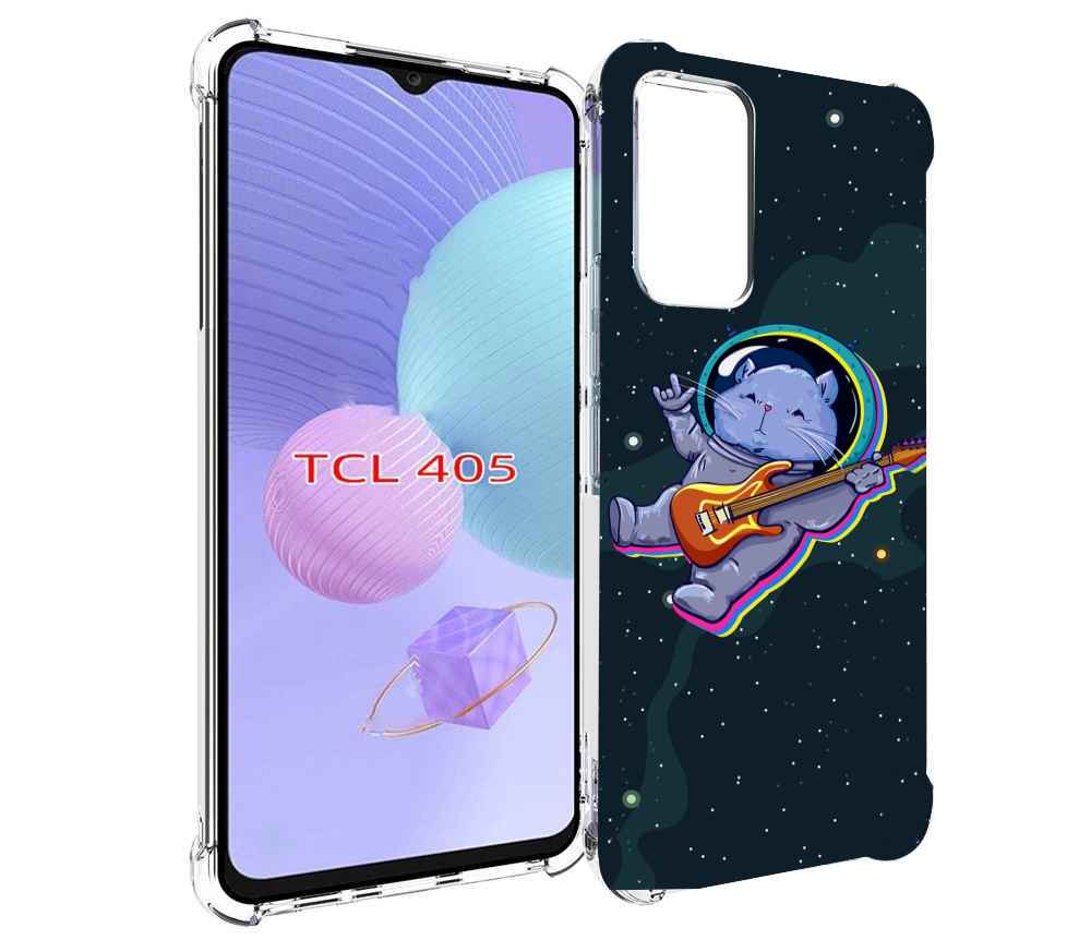 Чехол MyPads крутой-хомяк-в-космосе для TCL 405