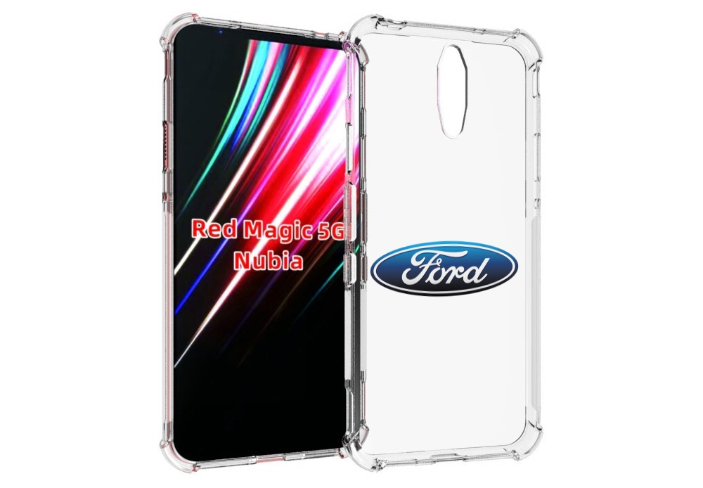 

Чехол MyPads ford-3 мужской для ZTE Nubia Red Magic 1 5G, Прозрачный, Tocco