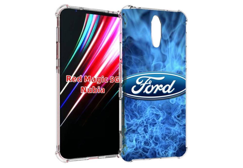 

Чехол MyPads ford-форд-22 м для ZTE Nubia Red Magic 1 5G, Прозрачный, Tocco