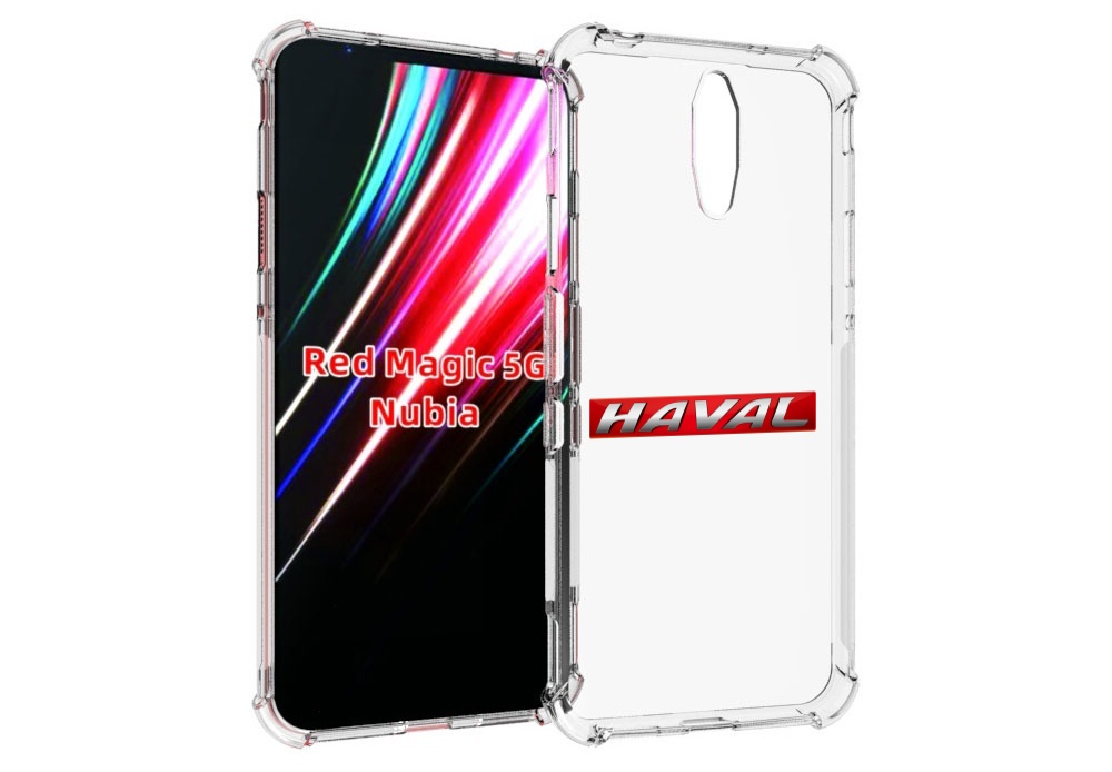 

Чехол MyPads haval-хавэил для ZTE Nubia Red Magic 1 5G, Прозрачный, Tocco