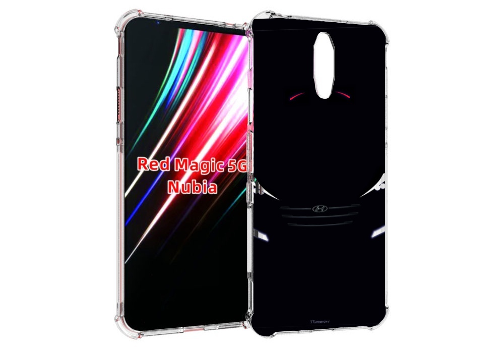 

Чехол MyPads hyundai хендаи 1 для ZTE Nubia Red Magic 1 5G, Прозрачный, Tocco