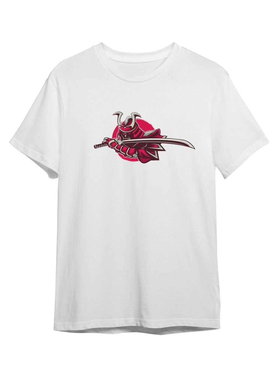 

Футболка унисекс Каждому Своё Аниме/Япония/Самурай STAZ23 белая XS, Белый, "Аниме/Япония/Самурай" STAZ23