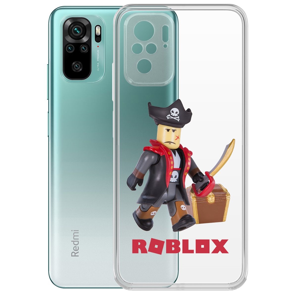 Чехол-накладка Roblox-Капитан Ярость для Xiaomi Redmi Note 10/ Note 10S