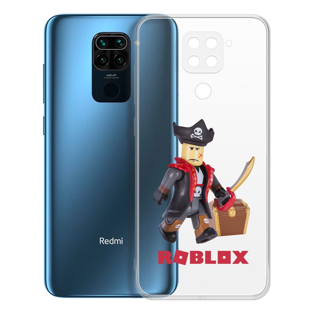 Чехол-накладка Roblox-Капитан Ярость для Xiaomi Redmi Note 9