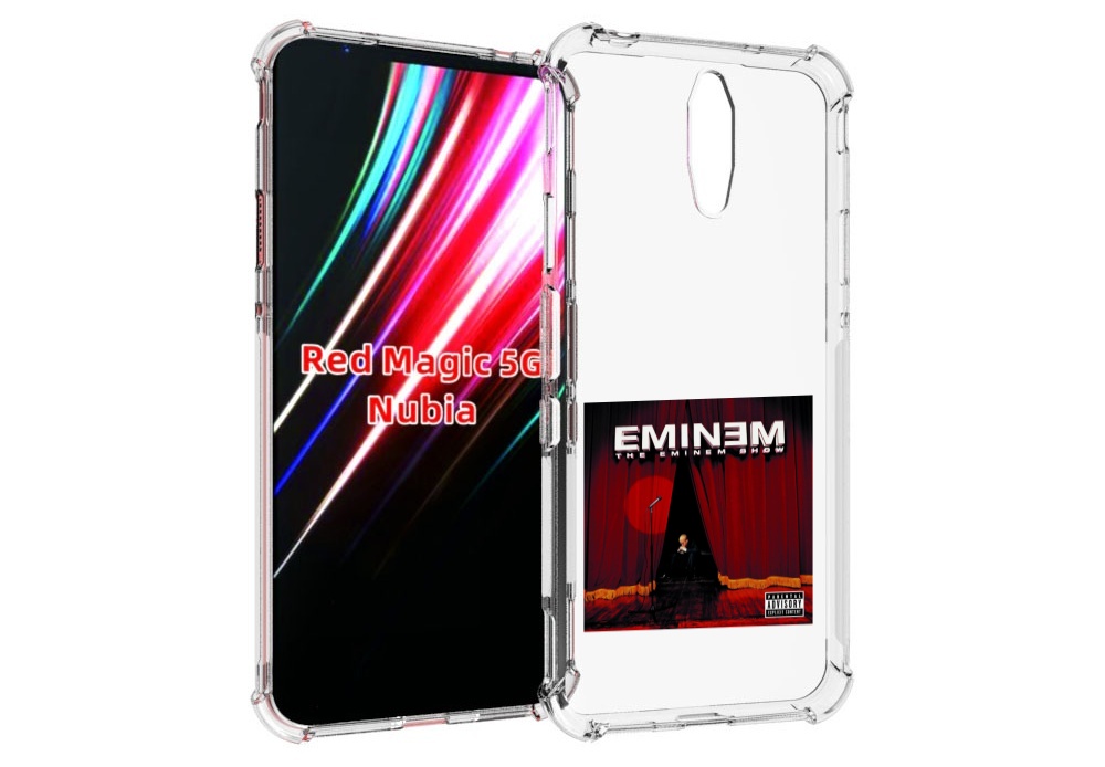 

Чехол MyPads THE EMINEM SHOW для ZTE Nubia Red Magic 1 5G, Прозрачный, Tocco