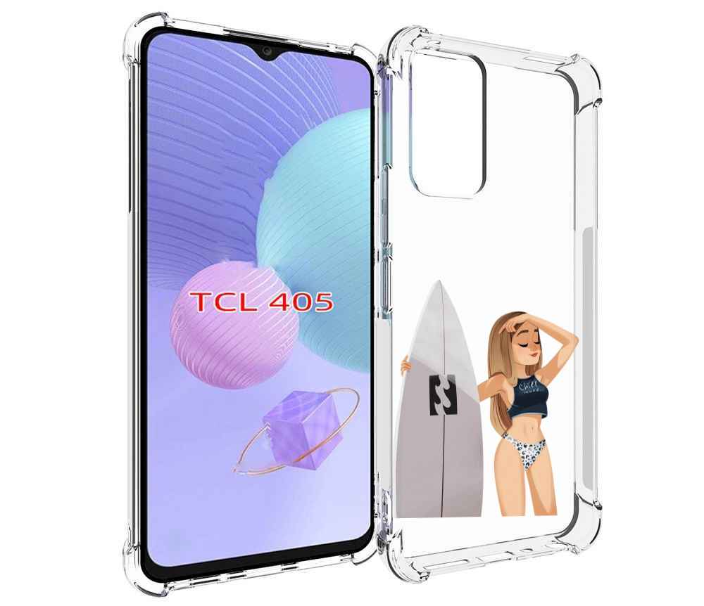 

Чехол MyPads летний-серф для TCL 405, Tocco