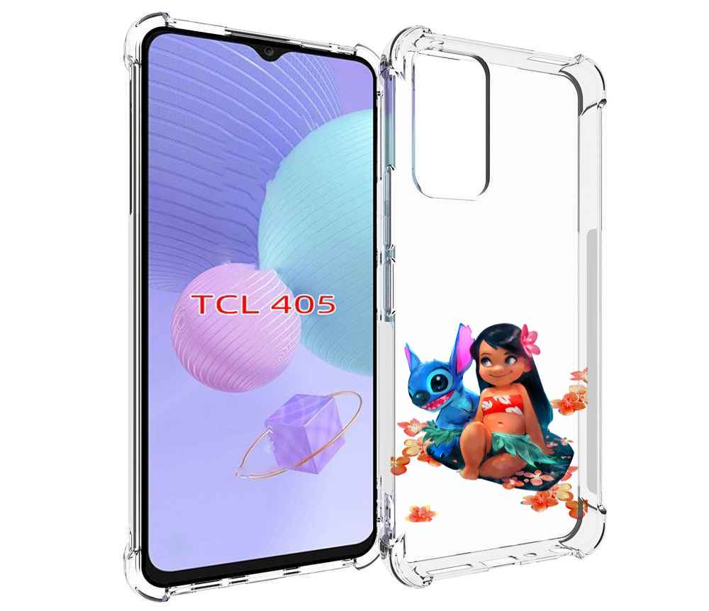 

Чехол MyPads лила-и-стич детский для TCL 405, Tocco