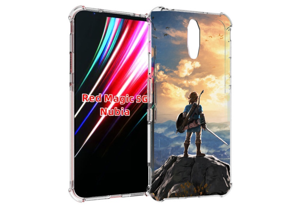

Чехол MyPads The Legend of Zelda для ZTE Nubia Red Magic 1 5G, Прозрачный, Tocco