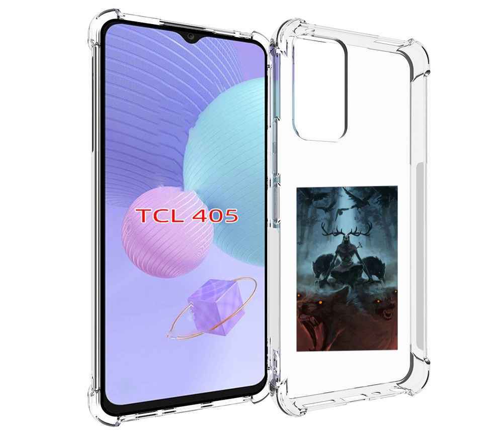 

Чехол MyPads лось демон для TCL 405, Tocco