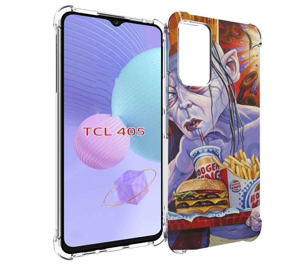 

Чехол MyPads любитель бургер кинга для TCL 405, Tocco