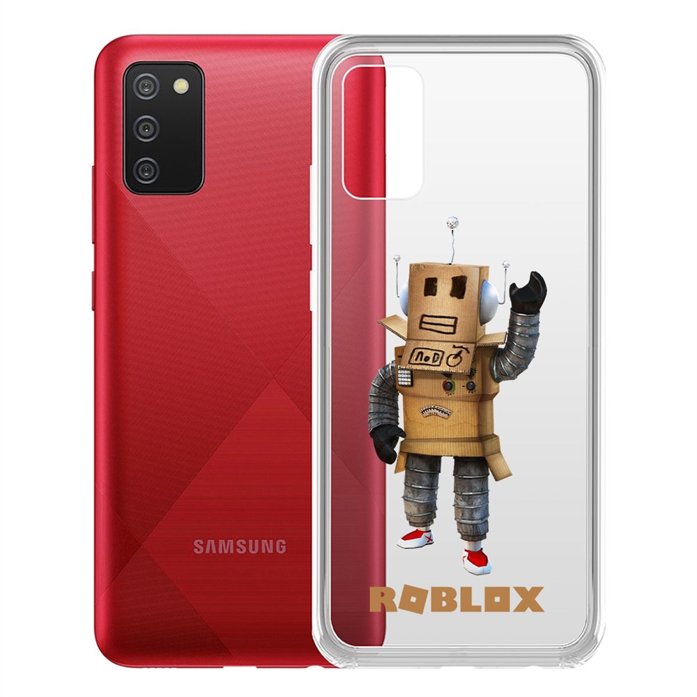 

Чехол-накладка Roblox-Мистер Робот для Samsung Galaxy A02s (A025), Прозрачный