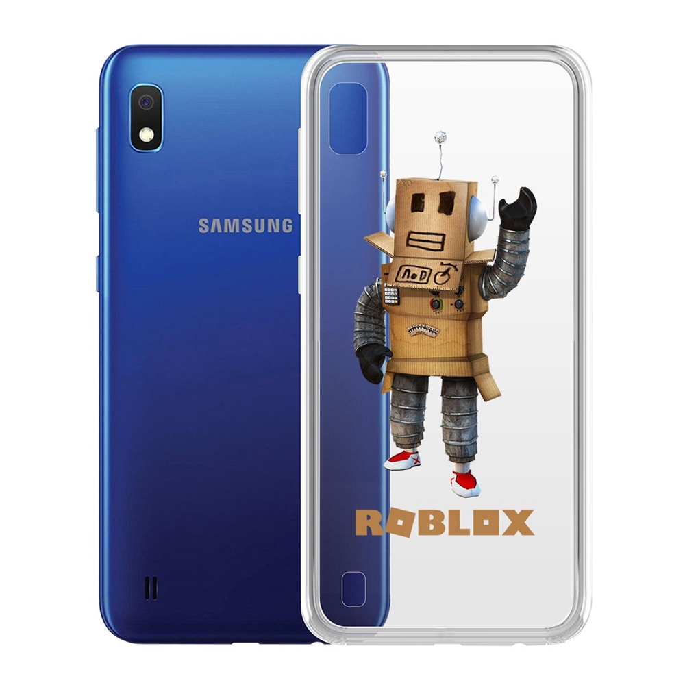 

Чехол-накладка Roblox-Мистер Робот для Samsung Galaxy A10 (A105), Прозрачный