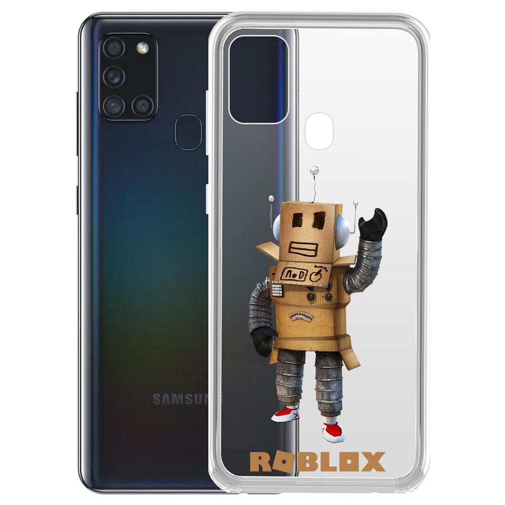 

Чехол-накладка Roblox-Мистер Робот для Samsung Galaxy A21s (A217), Прозрачный