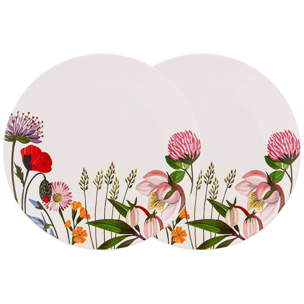 

Набор из 2 штук Тарелка Lefard Flower field 24см, фарфор (97-681/2), Белый