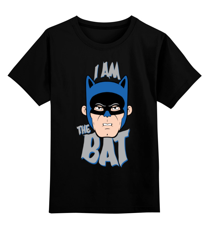 

Футболка детская Printio I am the bat цв. черный р. 128, I am the bat