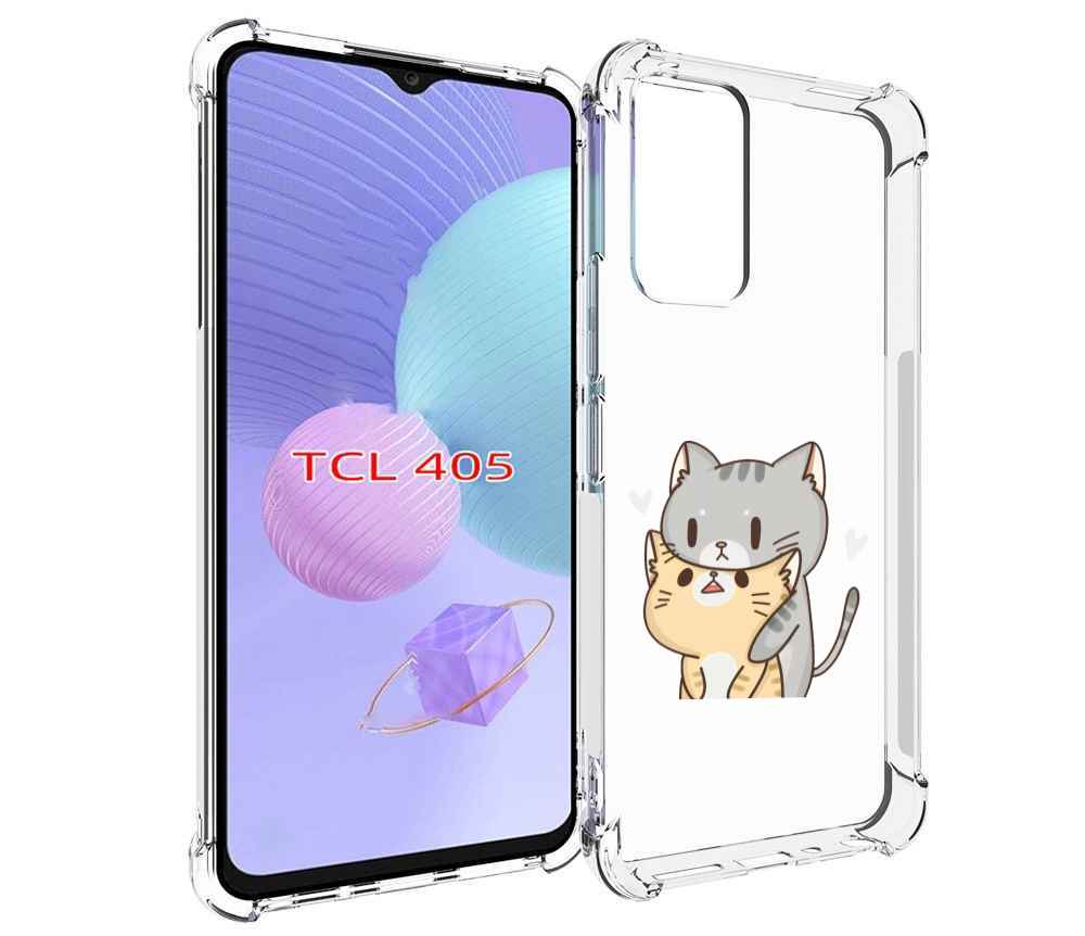 

Чехол MyPads любящие-коты для TCL 405, Tocco