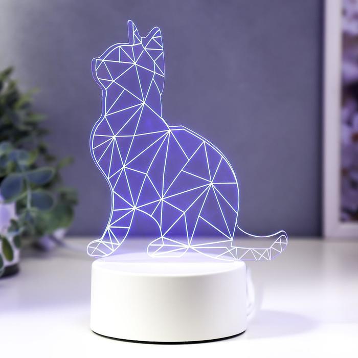 

Светильник "Кот сидя" LED RGB от сети
