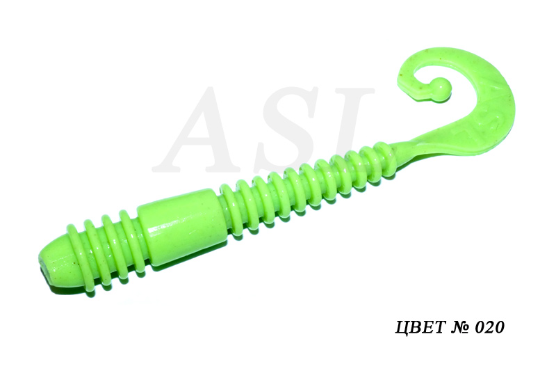 

Силиконовая приманка ASL Джим цв. 020 L-7,5см 7шт/уп, Джим