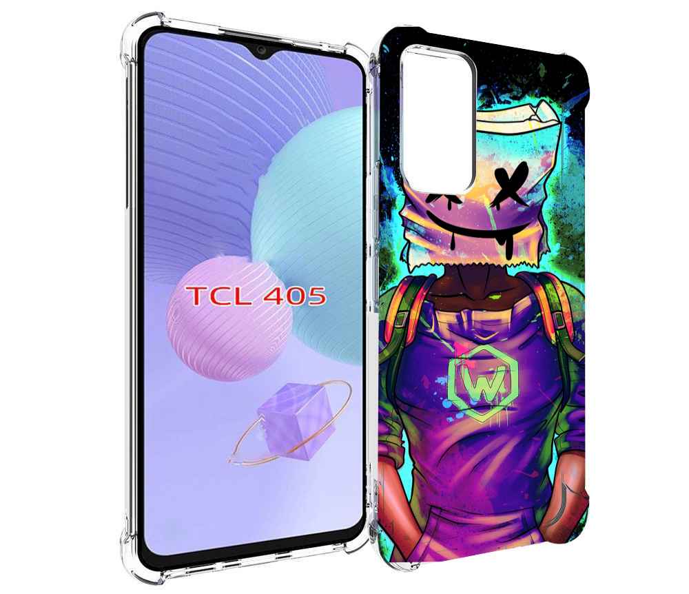 

Чехол MyPads маршмеллоу-глитч для TCL 405, Tocco