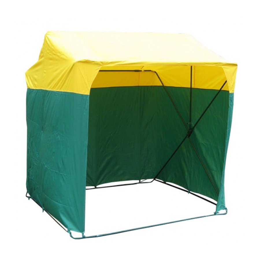 Палатка торговая Кабриолет 2,0х2,0, желто-зеленый