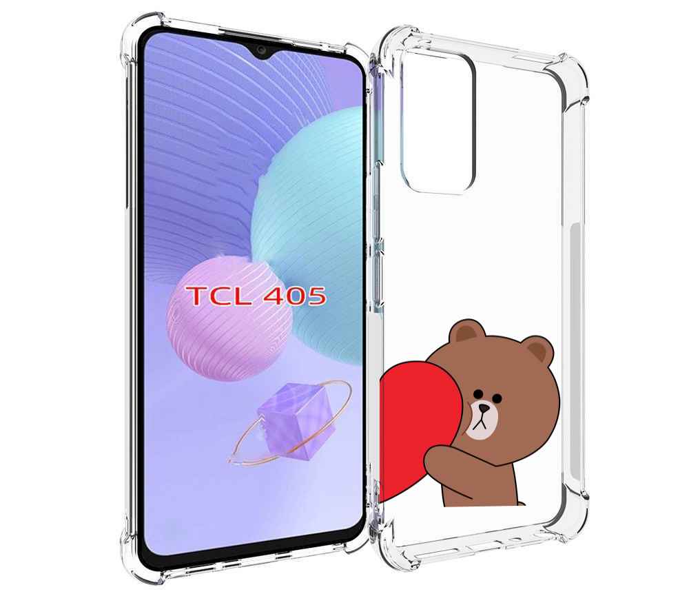 

Чехол MyPads медвежонок детский для TCL 405, Tocco