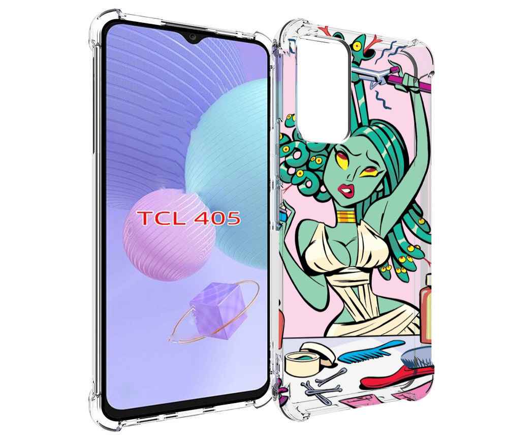 

Чехол MyPads медуза расчесывается женский для TCL 405, Tocco