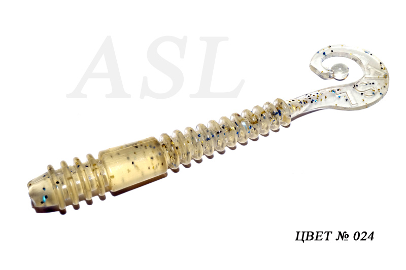 

Силиконовая приманка ASL Джим цв. 024 L-7,5см 7шт/уп, Джим