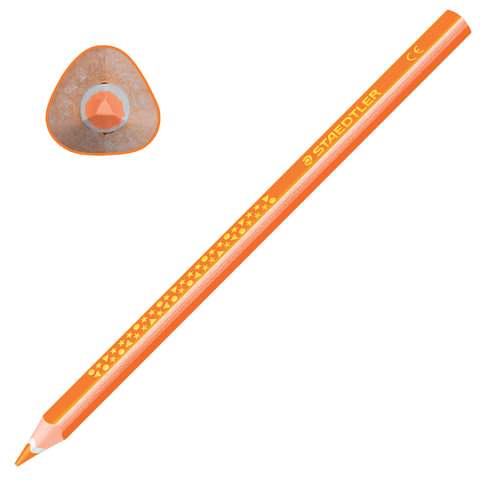 

Карандаш цветной утолщенный STAEDTLER, оранжевый, 1284-4 (арт. 181211) - 6шт.