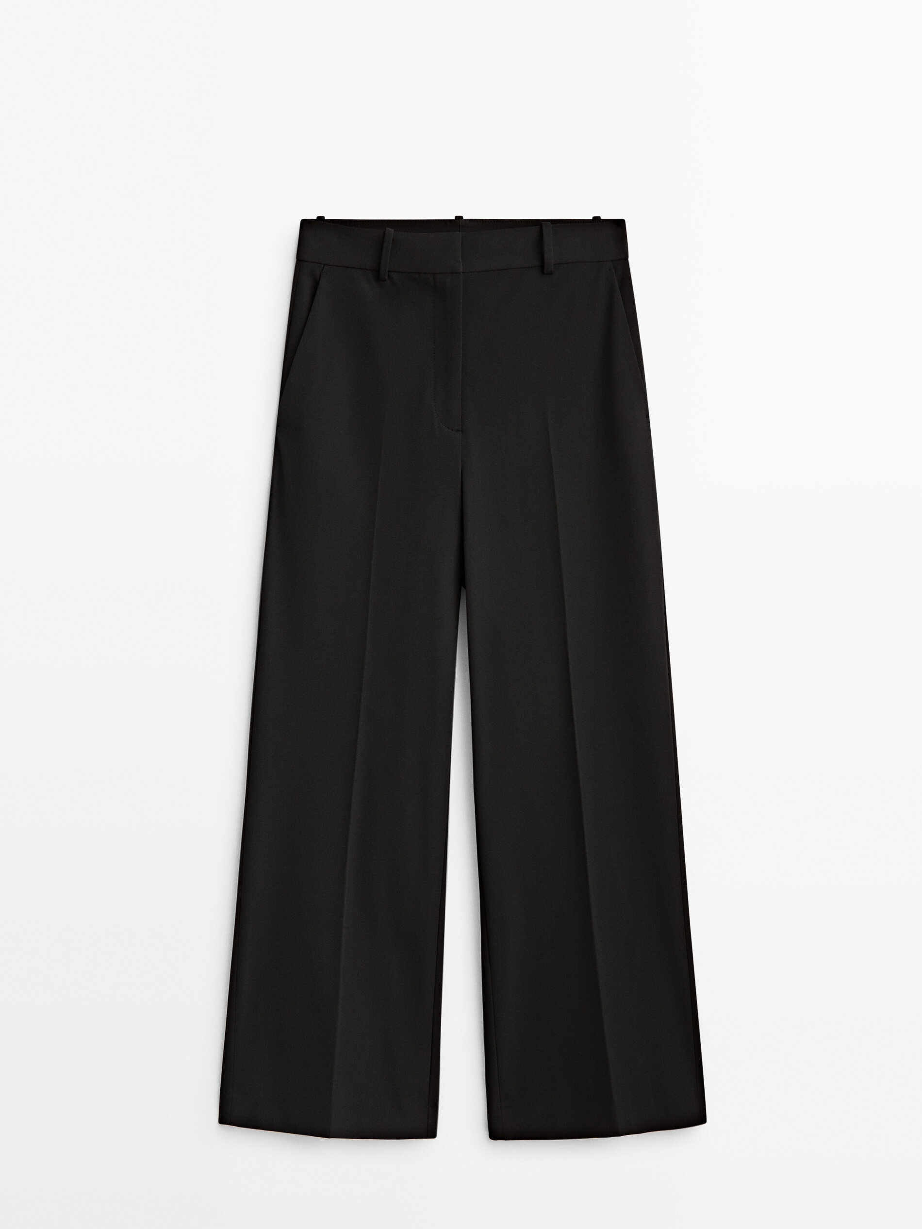 

Брюки женские Massimo Dutti 05066910800 черные 34, 05066910800
