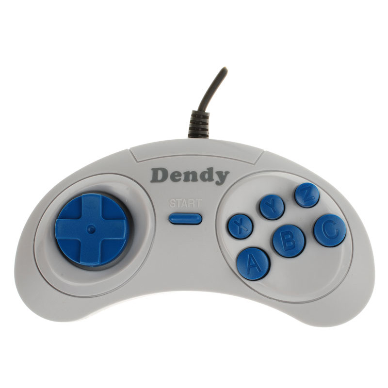 Геймпад Dendy JS05-9 GRE для Sega Grey (JS05-9-8Bit gre)