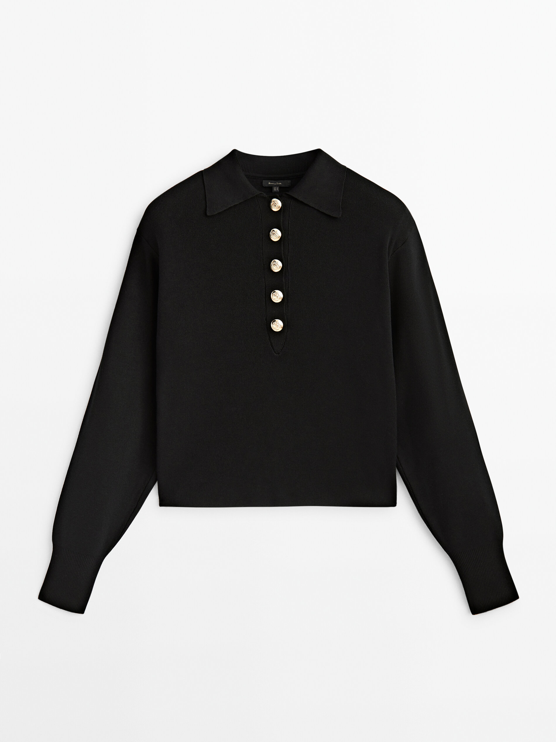 

Джемпер женский Massimo Dutti 05738678800 черный S, 05738678800