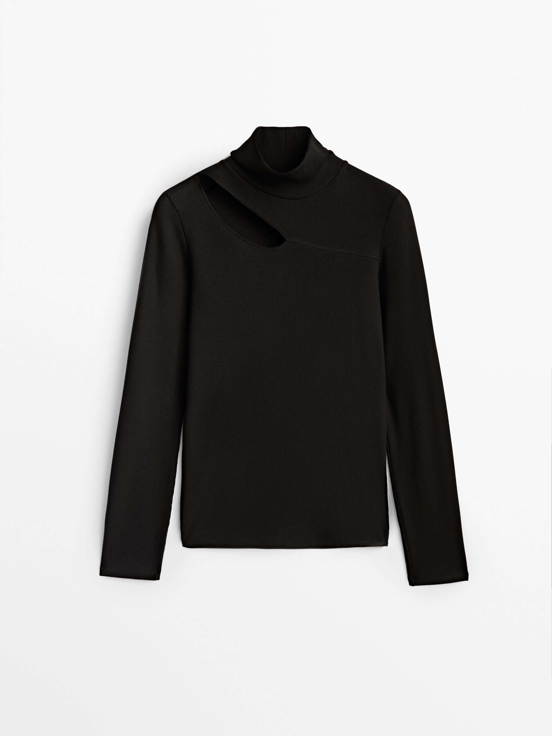 

Водолазка женская Massimo Dutti 06888906800 черная XS, 06888906800