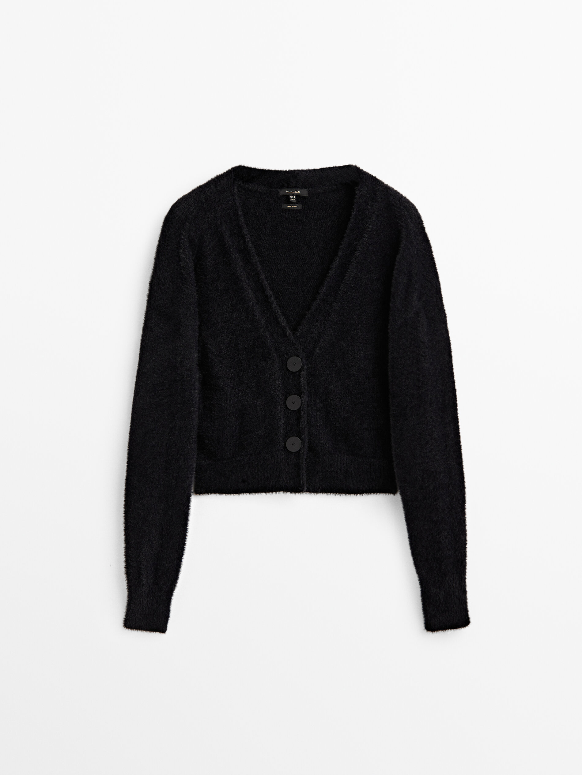 

Кардиган женский Massimo Dutti 05656652800 черный M, 05656652800