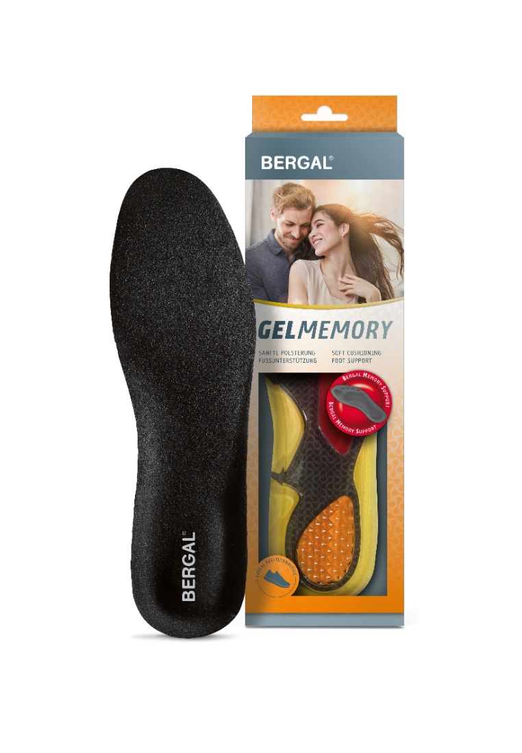 Стельки для обуви унисекс BERGAL Gel Memory 40-41