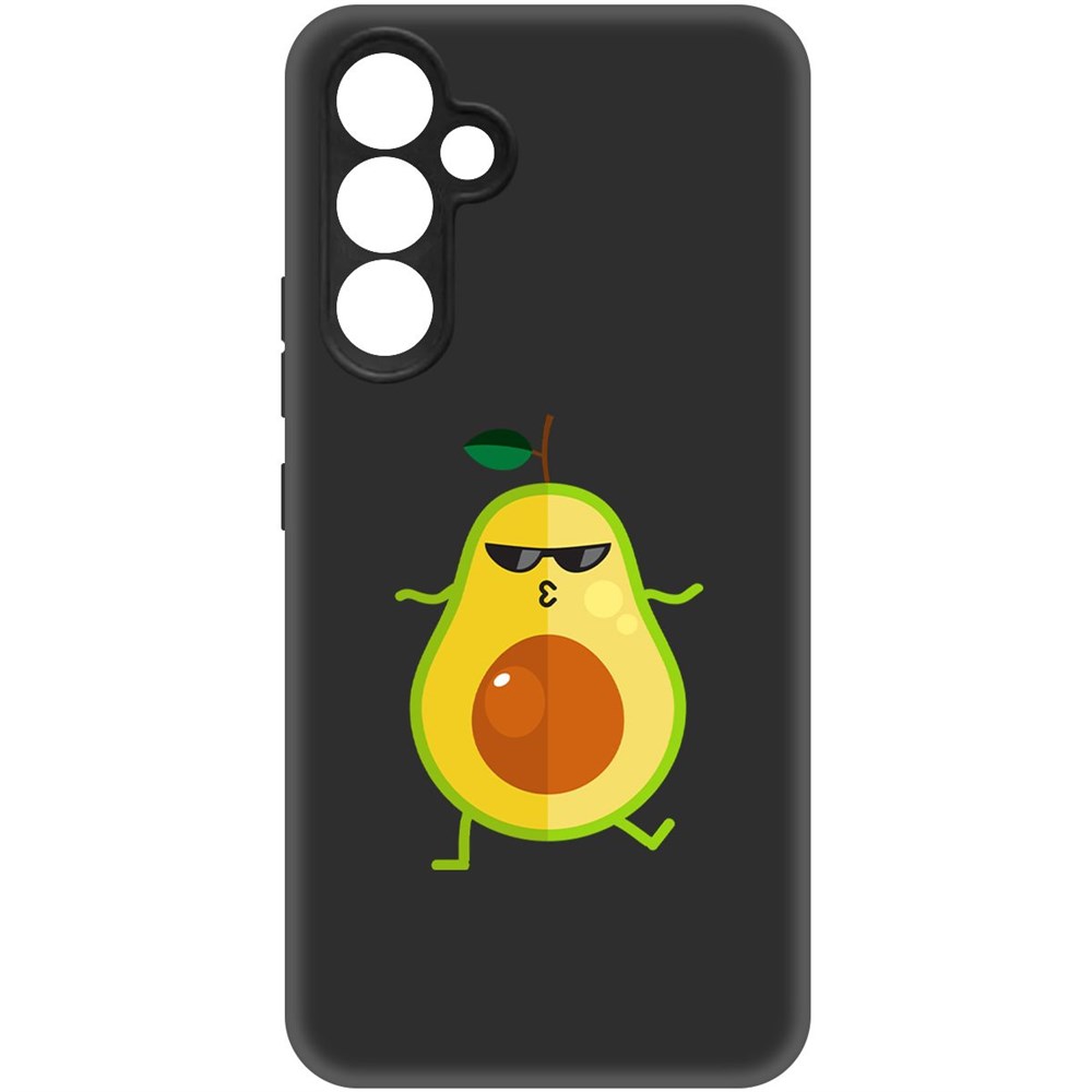 

Чехол-накладка Софт Авокадо Стильный для Samsung Galaxy A54 5G (A546), Черный