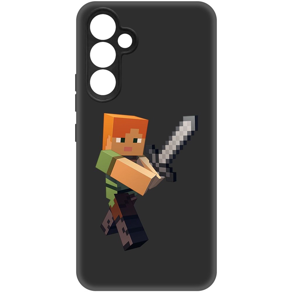 

Чехол-накладка Софт Minecraft-Алекс для Samsung Galaxy A54 5G (A546), Черный