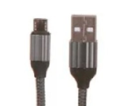 фото Ldnio ls431/ usb кабель micro/ 1m/ 2.4a/ медь: 86 жил/ нейлоновая оплетка/ gray