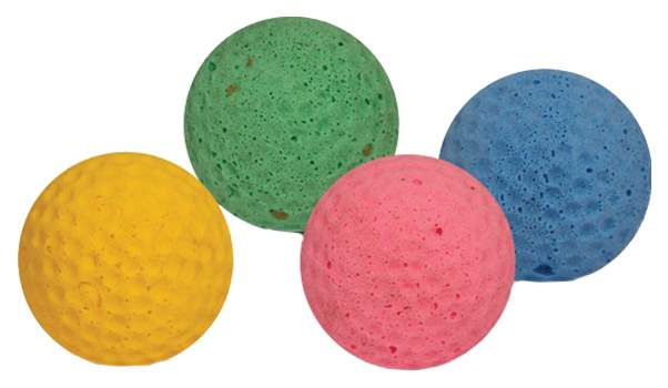 Мяч для Гольфа для кошек Triol ЭВА, в ассортименте, 4 см